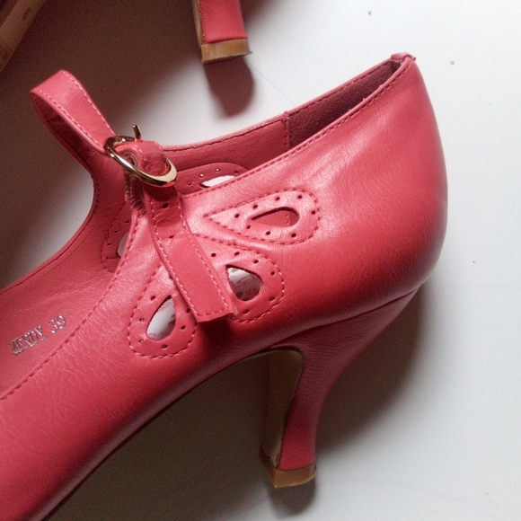 I love Billy MENDY  Retro style Heels 39 - Picture 6 of 13